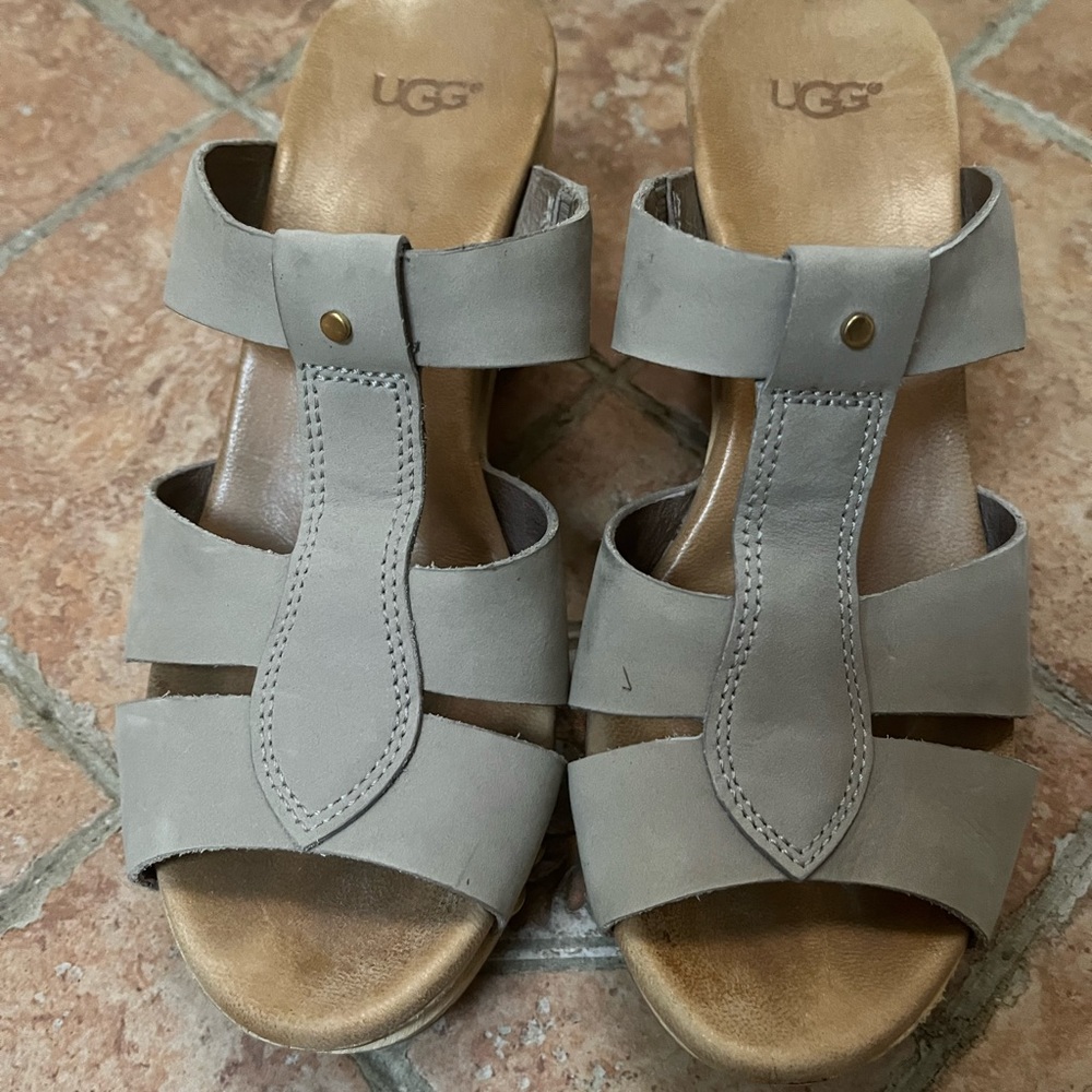 Ugg leather sandals